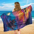thumbnail image 6 of XYZCANDO Car Seat Towel Cover Versatile Car Seat Cover Towel for Running Beach Workout, Towel Car Seat Cover Sweatproof, Vibrant Tropical Beach Sunset, 6 of 11