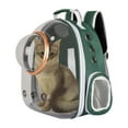 thumbnail image 1 of BELOVING Pet Carrier Backpack Capsule Travel Dog Cat Bag Breathable Astronaut Green, 1 of 7
