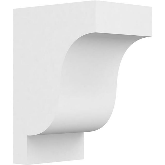 Ekena Millwork CORP07X10X14NEW Standard Newport Architecture Grade PVC Corbel - 14 x 7 x 10 Po.