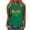 Green, variant on breaise 4th of July Tank Tops for Women Proud Patriotic American Flag Print Tshirts Cotton Sleeveless T-shirts Camisole Athletic Scoop Neck Tanks Womens Tank Tops under $5