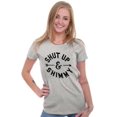 thumbnail image 4 of Shut Up and Shimmy Dancer Dancing Womens Fitted Plus Size Graphic Tee Brisco Brands 2X, 4 of 5