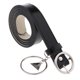 thumbnail image 1 of Prettyia - Cinturón elástico con hebilla de metal para mujer, color negro Triángulo negro Yuyangstore Cinturón para mujer, 1 of 8