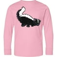 thumbnail image 3 of Inktastic Animals Cute Skunk Long Sleeve Youth T-Shirt, 3 of 5