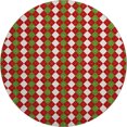 thumbnail image 2 of Addison Rugs Mayfield Premium Machine Washable Transitional Holiday Red Round Rug, 8' x 8', 2 of 6