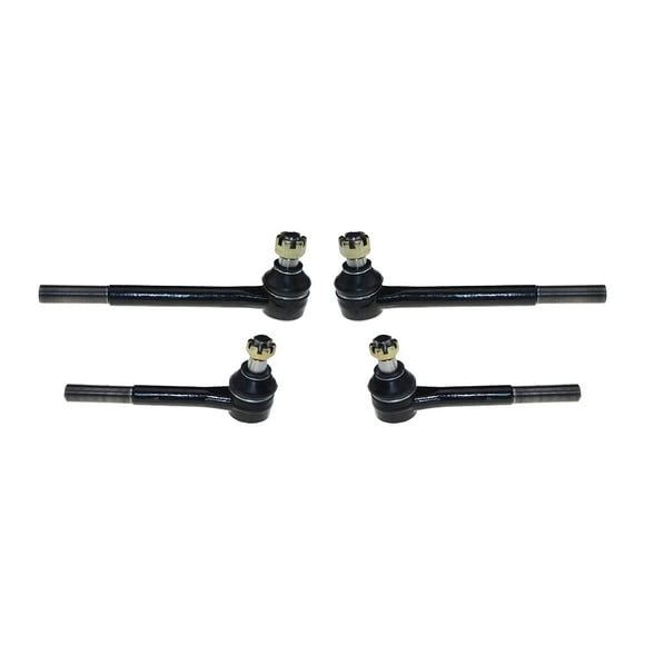 PartsW - Front Steering Outer & Inner Tie Rod Ends 4 Pieces Set