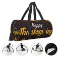thumbnail image 3 of Fotbe Happy Thanksgiving 1 Bolsa Deportiva de Lona Plegable con Estampado, Bolsa de Gimnasio con Bolsillo Seco/Húmedo, Bolsa de Viaje Ultraligera de Gran Capacidad, 3 of 6