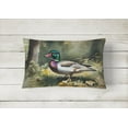 thumbnail image 2 of Carolines Treasures DAC3282PW1216 16 x 12 in. Unisex Wood Duck Polyester Fabric Throw Pillow, 2 of 4