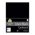 thumbnail image 1 of Linen Black Cardstock - 8.5 x 11 inch - 80Lb Cover - 50 Sheets - Clear Path Paper, 1 of 9