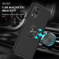 thumbnail image 2 of JTCASES for Samsung Galaxy A22 5G Case, Car Mount Bracket 2-layer Hybird Shockproof PC TPU Anti-fall Slim Fit Lightweight Magnetic Cover for Samsung Galaxy A22 5G（6.6" 2021) - Black, 2 of 7