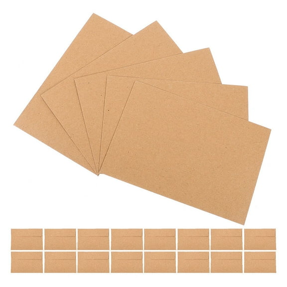 OATIPHO 30Pcs Khaki Kraft Paper A4 Mailing Envelopes with Self Adhesive Seal for Invitations Greeting Cards and Photos