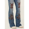 thumbnail image 2 of Idyllwind Women's Briley Medium Wash Mid Rise Embellished Stretch Bootcut Jeans - IWHO23J63 8W x 34L, 2 of 4