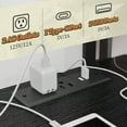 thumbnail image 4 of Dresser for Bedroom with 12 Fabric Drawers,Dresser with LED Lights and Charging Station,Chest of Drawer for Entryway,Living Room,Closet,White, 4 of 8