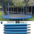 thumbnail image 6 of Steel Trampoline Poles Replacement | 69.29in & 77.17in Anti-Collision | PE Foam Covers for 6FT Trampolines​, 6 of 8