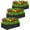Black(3 Pack), variant on 2 Pack 8x2x1FT Galvanized Raised Garden Beds Kit Outdoor Metal Gardening Planter Box for Vegetable Elevated Flower Herbs,Silver