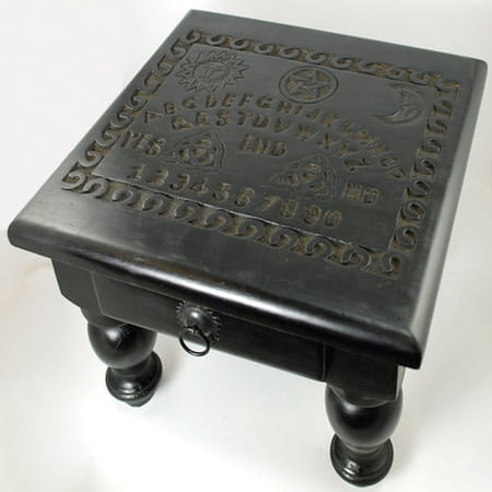 Fortune Telling Toys Ouija Board Talking Spirit Board Altar Table with Drawer 12"