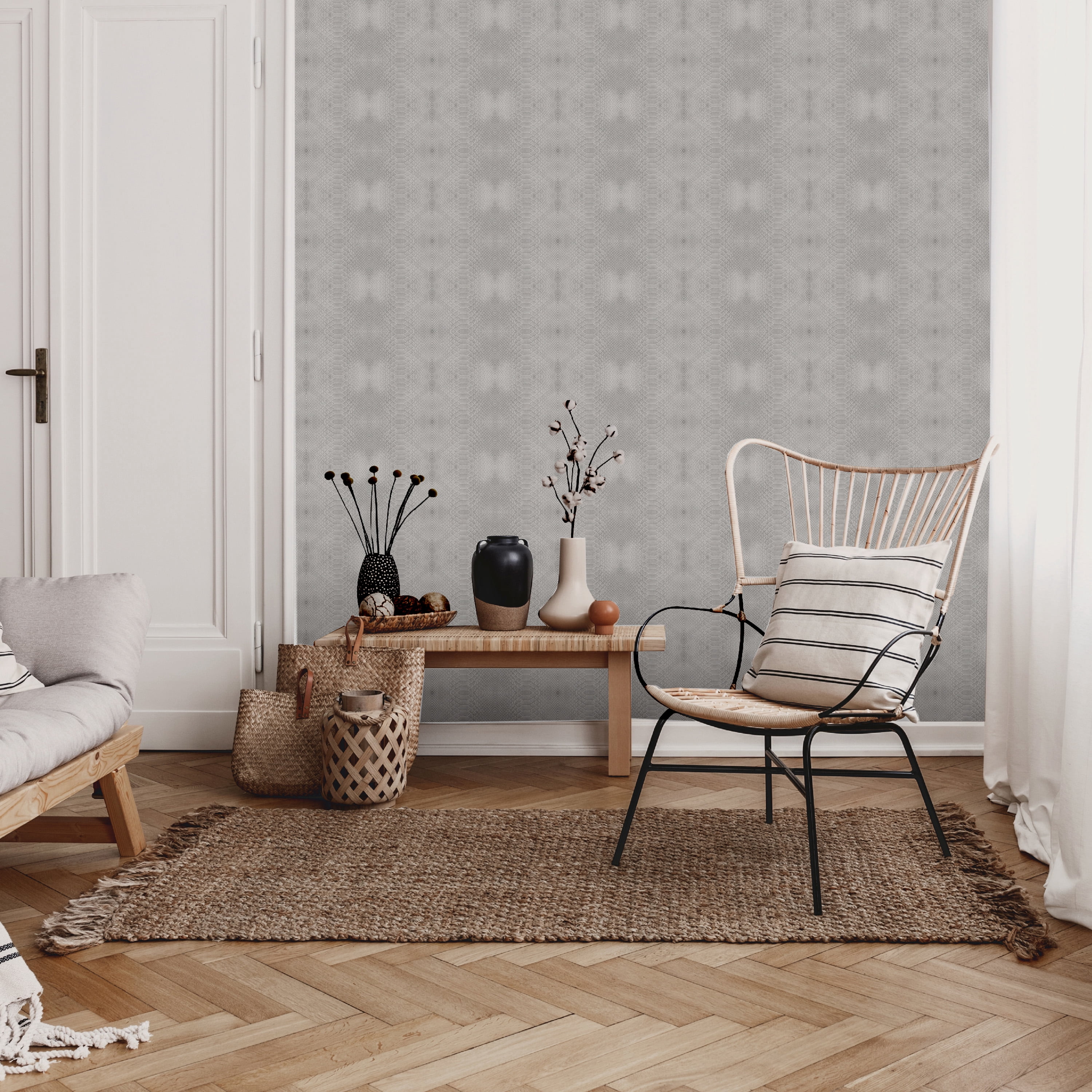 Simplify Adhesive Wallpaper in Python Gray