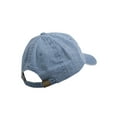 thumbnail image 4 of Top Headwear Low Profile Denim Garment Washed Cap - Light Blue, 4 of 4
