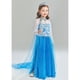 thumbnail image 5 of Disfraz de Elsa de la reina de las nieves para niña, Vestido de princesa de Disney para fiesta de carnaval, Vestido de Frozen, tren largo para niña de 2 a 10 años, Vestido de fiesta de cumpleaños, 5 of 5