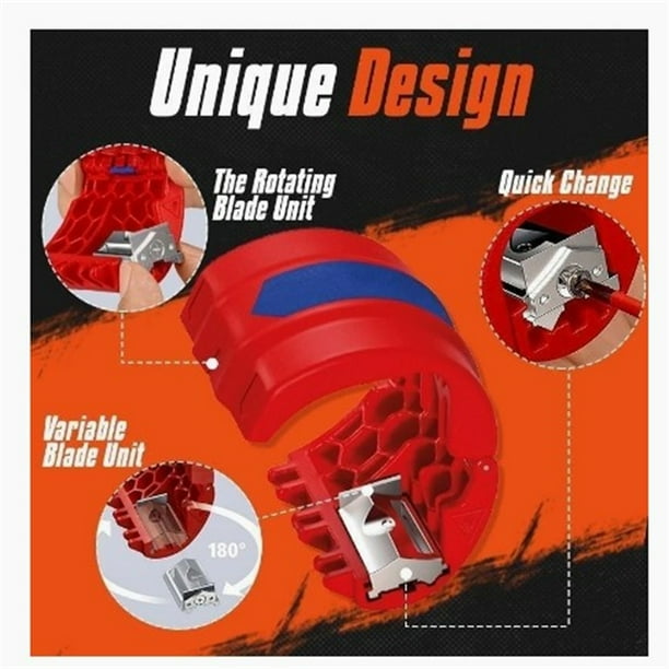 Portable Pipe Cutter 20 50mm 180 Degree Rotatable Pvc pu pp pe
