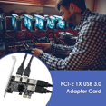 thumbnail image 4 of Pci Express 1x à 4 Usb 3.0 Carte, Carte de Réservoir, pour l'Exploitation Minière de Bitcoin, 4 of 5