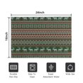 thumbnail image 5 of Red and Green Christmas Reindeer Pattern Door Rugs,Washable Non Slip Door Mats Indoor,Decorative Door Mats,Entry Mat Indoor for Entrance,Bedroom,Kitchen,Bathroom,16"x24", 5 of 6