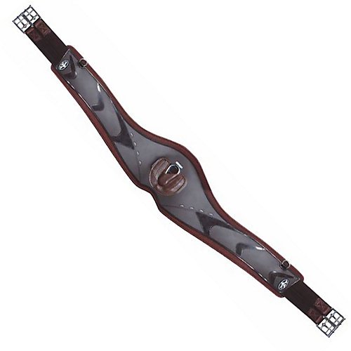 Professionals Choice Contoured Jump Girth 48 Brown