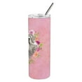 thumbnail image 3 of Carolines Treasures CK4215TBL20 Schnauzer Design1 Pink Flowers Stainless Steel 20 oz Skinny Tumbler 20 oz multicolor, 3 of 3