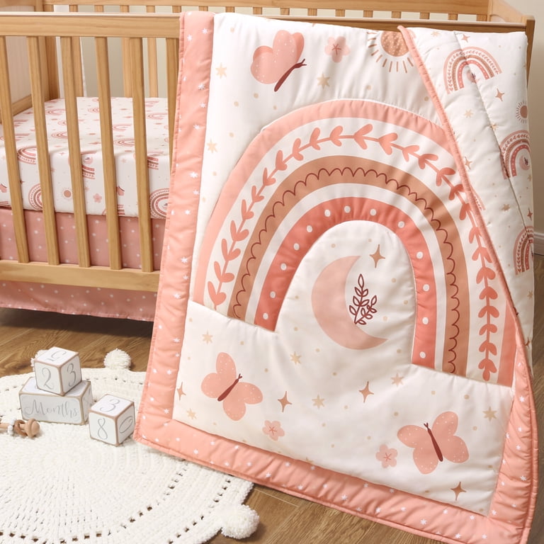 The Peanutshell Boho Rainbow 3-Piece Crib Bedding Set photo 5
