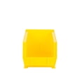 thumbnail image 2 of Hudson Exchange 15" x 8" x 7" (6 Pack) Plastic Stackable Storage Bin and Hanging Container, Yellow, 2 of 4