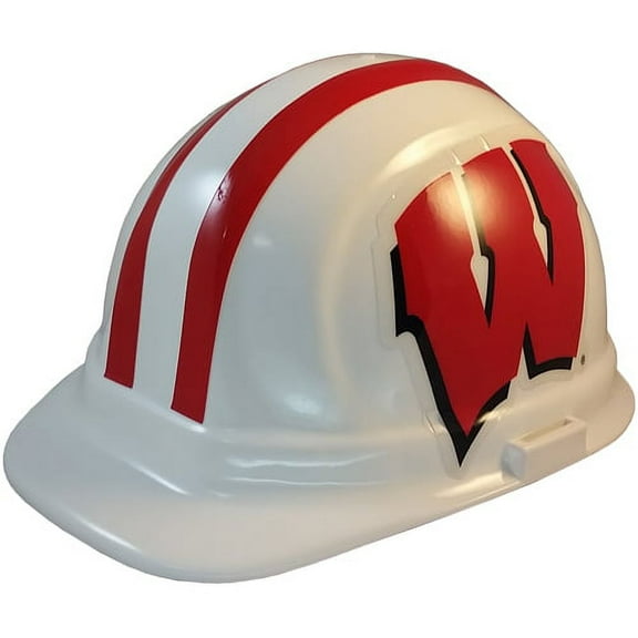 NCAA Wisconsin Badgers Hard Hats with Ratchet Suspension
