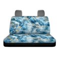 thumbnail image 6 of FUIALDOLG Blue Gold Marble Abstract Car Seat Covers Rear Bench Seats for SUV, 2 Piece Durable Auto Seat Cushions Machine Washable Non-Slip Car Rear Seat Covers, 6 of 7
