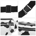 thumbnail image 4 of Unique Bargains 1 Pc Stylish Sports Waist Bag Waterproof & Abrasion-Resistant Fanny Pack for Sports Black White, 4 of 6