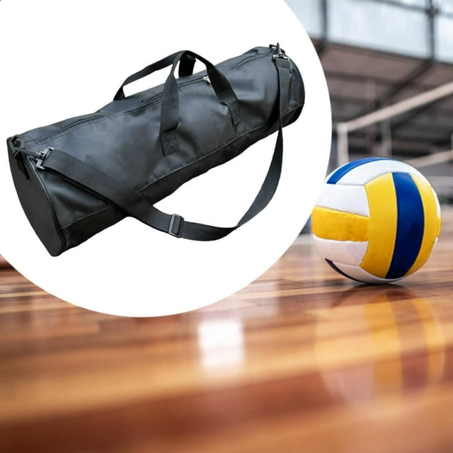 Bolsa de lona grande de malla DYNWAVEMX bolsa de almacenamiento de baloncesto ligera ajustable con correa para el hombro