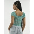 thumbnail image 2 of No Boundaries Scoop Neck Mesh Top, Women’s, 2 of 4