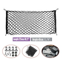 HMCYCI Rear Trunk Envelope Style Mesh Cargo Net for Jeep Gladiator Wrangler 2020-2023