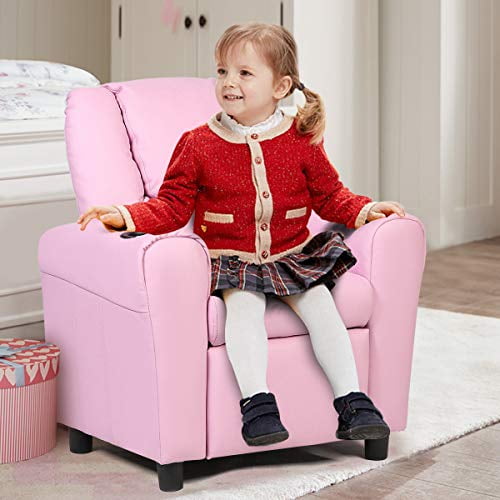Dot, Blue Costzon Kids Sofa Armrest Chair Couch Children Living Room Toddler Furniture 