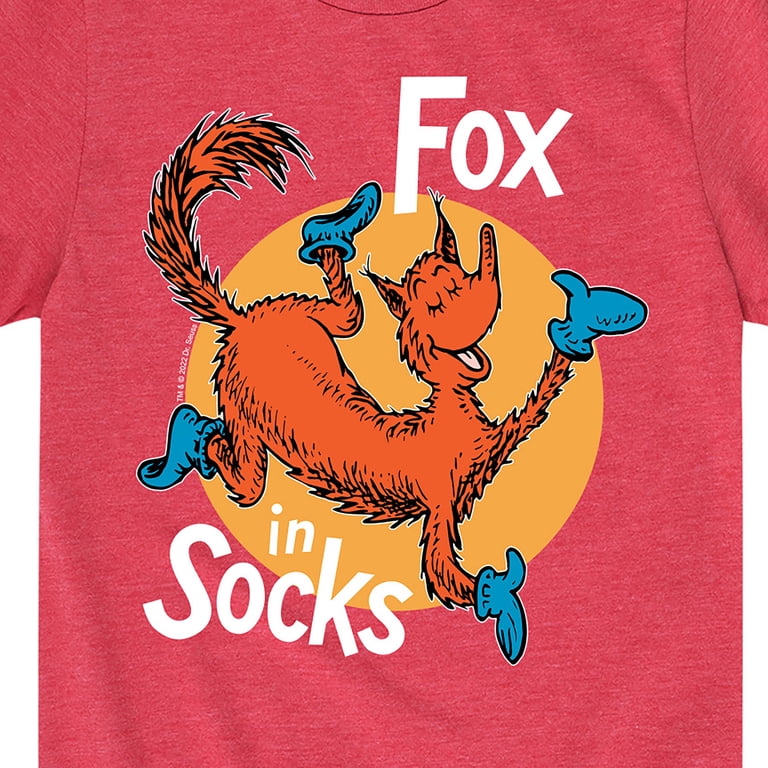 Dr. Seuss - Fox In Socks Jumping - Toddler & Youth Short Sleeve