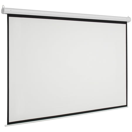 Motorized Projector Screen with Remote Control,Ceiling Wall Portable Projector Screen 16:9 80