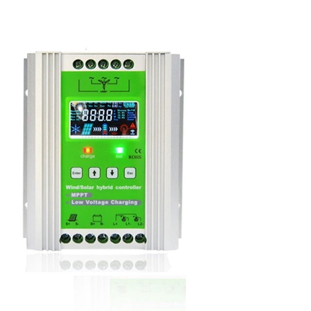 LCD Display Communication 485 Interface Remote Monitoring Wind And Solar Complementary Controller 12V24V48V Universal Type ,High Efficiency