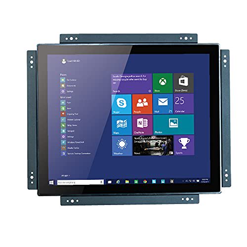 17 Inch Open Frame Design Touch Screen Monitor Display with VESA & Rear Mounting Bracket for Kiosk Industrial Automation POS Retail Self-Service