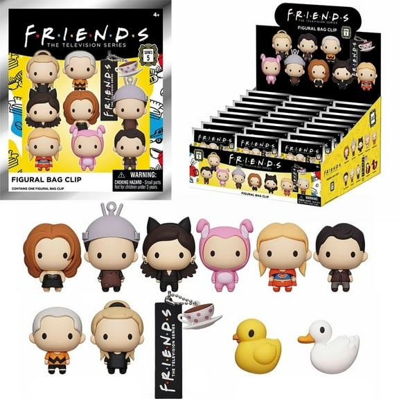 Warner Bros. 3D Figural Foam Bag Clip Friends Series 5 Mystery Pack (1 RANDOM Figure)