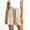 #03 Khaki 【Mix & Match: Stock Up on Your Favorite Colors】, variant on Women's Casual Pull On Ice Silk Shorts, Mid Waist Tummy Control Elastic Waist, Cooling Lightweight Quick Dry Fabric, Summer Beach Daily Street, Soft Sexy | TruBelle,Black L