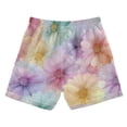 thumbnail image 2 of Kids' Beach Pants Comfortable Swim Trunks Tie-dye Daisies Shorts for Pool Vacation and Lounge Wear 2T, 2 of 8