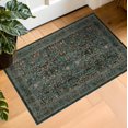 thumbnail image 1 of Alfombra Hazo Haus Vintage Morris verde oscuro 60 x 90 cm, 1 of 8