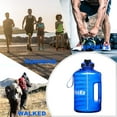 thumbnail image 7 of 1 Gallon Motivational Sports Water Bottle with Time Marker, BPA Free 128oz Leak Proof Jug, Black, Plastic, 128 ounces, Fitness, Sports, Outdoor Activities, 7 of 7