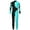 A Blue Green, variant on IEFIEL Teens Gymnastics Jumpsuit Girls Shiny Rhinestone Figure Ice Skating Bodysuit Long Sleeve Full Body Unitard Dance Wear Royal Blue-A 8