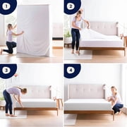 Waterproof Mattress Encasement – 6-Sided Zippered Protector – Ultra-Soft, Noiseless, Breathable