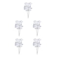 thumbnail image 1 of Advancent Rosas de poliéster Centros de de Halloween Decoración de fiesta todo blanco Type2 NO2, 1 of 1