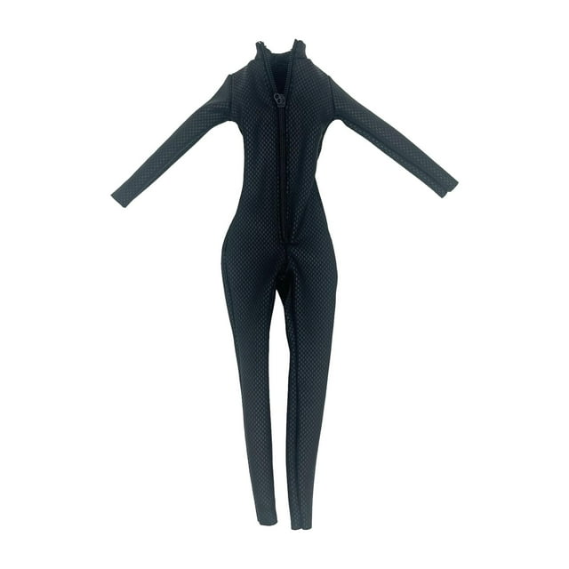 Mono de cuero PU a escala 1/6, disfraz, ropa en miniatura, ropa de muñeca hecha a mano para figuras de femeninos de 12", accesorio