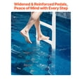 thumbnail image 4 of VEVOR Pool Ladder Thickened 4-Step & 2 Handrails of 300 lb Capacity for 48-54 In Pool, 4 of 9